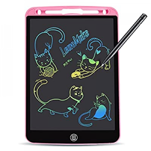 LeonMake Girls LCD Writing Tablet: Doodle Board Electronic Drawing Pad for Toddler, Educational Birt