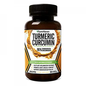 Turmeric Curcumin with BioPerine Black Pepper & 95% Curcuminoids, 1965mg, Maximum Absorption for Joi