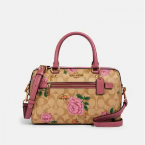 Coach Rowan 玫瑰老花手提包