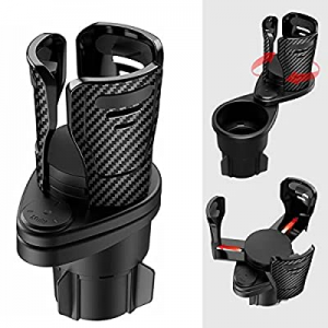 Cup Holder Expander for Car now 40.0% off , 2-in-1 Multifunction Vehicle Mounted Water Cup Drink H..