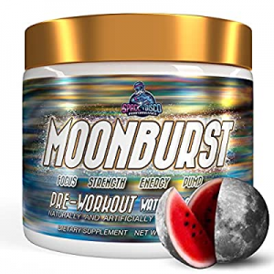 MOONBURST Pre Workout for Energy | Preworkout Powder Supplement for Men & Women | Strength , Focus ,