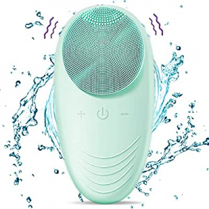 Facial Cleansing Brush, Silicone Face Scrubber, Waterproof Face Brushes for Cleansing and Exfoliatin