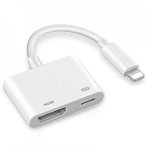 ĿİghțnÏng to HDMI Adapter, İPhone to HDMI Adapter for TV 1080P, ĿİghțnÏng to Digital AV Adapter Comp