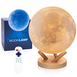 Sliding Control Moon Lamp now 50.0% off , LOGROTATE 2021 Upgraded Version Moon Light, 18 Colors Mo..