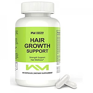 Hair Growth Vitamins Supplement for Women and Men, WM Hair Vitamins for Hair Loss for Women by Stres