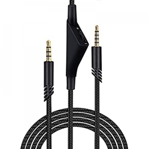 SAMERIVER A10 Cord Replacement with Volume Control, A40 Cable Works with A40 /A40 Gaming Headset Cab