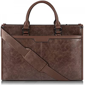 Laptop Bag for Men Shoulder Bag Messenger Handbag Business Document Briefcase Bag 15.6 inch Laptop L
