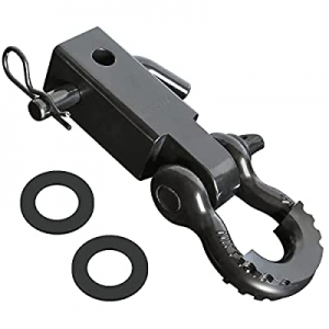 Mupera Shackle Hitch Receiver Kit - Contain 3/4 D Ring Shackle now 30.0% off , 7/8 Screw pin and 2..