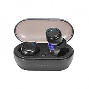 XPLZ True Wireless Earbuds Bluetooth 5.0 Headphones Button Control with Charging Case TWS Stereo Ear