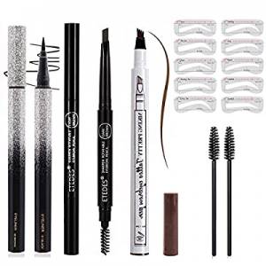 Eyebrow Tattoo Pencil, Eyeliner Pencil with Eye Makeup Long Lasting Waterproof and Smudgeproof Natur