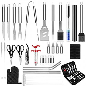 50.0% off OUTAD Grilling Accessories BBQ Grill Tools Set Professional Grill Utensils 39PCS Stainle..