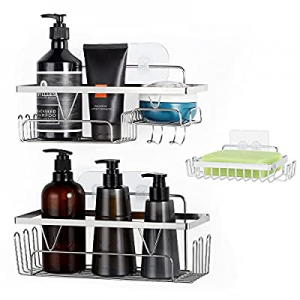 Shower Caddy now 50.0% off , Bathroom Shower Storage Organizer, Shower Caddy Basket Shelf with Soa..