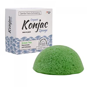 One Day Only！Rising Sun Organic Japanese Konjac Sponge now 15.0% off , Gentle Facial Exfoliating, ..