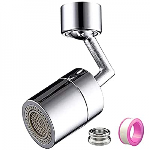 One Day Only！Universal Splash Filter Faucet now 50.0% off , 720 Degree Extender Faucet Aerator wit..