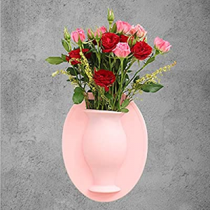 One Day Only！Updated Magic Silicone Vase now 50.0% off , Super Adhesive Wall Vase Removable Silico..