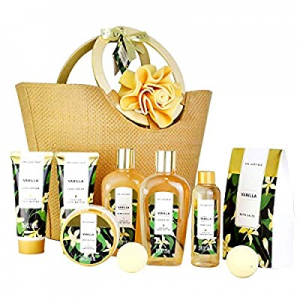 Spa Luxetique Spa Gift Baskets for Women - Bath Sets for Women Gift, Vanilla Women Spa Gift Set with