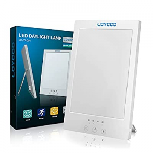 Loycco Light Therapy Lamp, 10000 Lux Happy Light Therapy Lamp for Who Lack Sunlight, Sun Light Thera