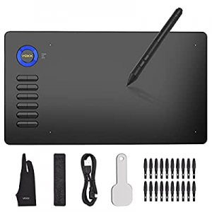 VEIKK A15 Graphics Drawing Tablet with 12 Shortcut Keys, Compatible with Windows/Mac/Linux/Andorid O