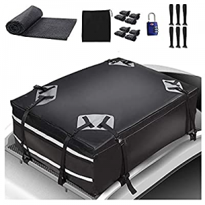 55.0% off 2-Be-Best Rooftop Cargo Bag for All Cars with/Without Rack Waterproof Car top Carrier fo..