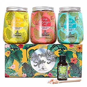 Bath Salt, Mineral Rich Bath Soak Variety Set 3 Pack, Include Himalayan Pink Salt, Tea Tree Oil, Bod