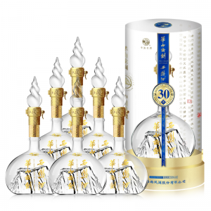 立减CNY￥39.9,西凤酒 华山论剑30年 凤香型 白酒 55度 500ml*6瓶 整箱装