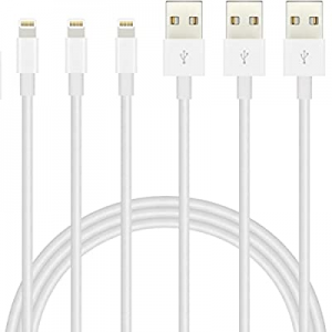 IDISON iPhone Charger Lightning Cable 3Pack(6/6/6ft) Quick Charger Rapid Cord Apple MFi Certified ..