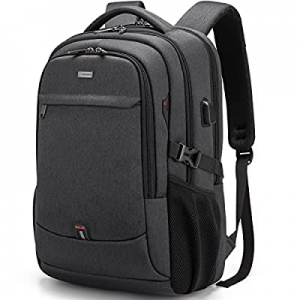 50.0% off 17 Inch Laptop Backpack Business Anti Theft Slim Durable School Backpack with USB Chargi..