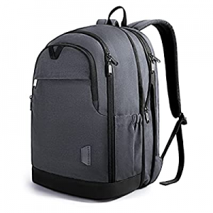 Laptop Backpack for Men Women Expandable Travel Backpacks fits 17.3 Inch Computer with Charging Po..