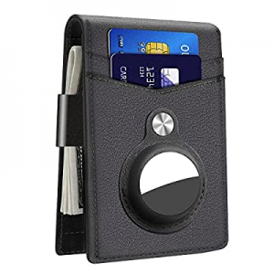 Hawanik Mens Slim Bifold Wallet With Integrated Case Holder for AirTag now 80.0% off 