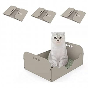 One Day Only！Disposable Cat Litter Box，Portable and Foldable Kitty Litter Box for Travel now 20.0%..
