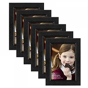 eletecpro 4x6 Picture Frame Set of 6 now 50.0% off , Display Pictures 3.5x5 with Mat or 4x6 Withou..