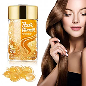 Hair Oil now 50.0% off , Hair Serum Capsules for Frizzy & Split, Hair Oil for Dry Damaged Hair and..