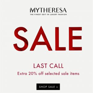 Mytheresa - Extra 20% Off Womenswear Sale
