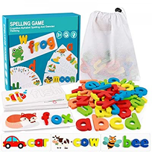 One Day Only！MASTOUR See and Spell Learning Toys now 60.0% off ,Matching Letter Game Words for Kid..