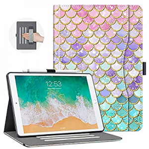 Drodalala Case for iPad 9th / 8th / 7th Generation (2021/2020/2019) 10.2 Inch - [Hand Strap / Card P