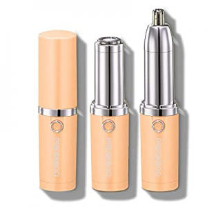 PRESKBOO Facial Hair Remover for Women,Painless Hair Remover Shaver for Face,Nose Ear Trimmer,Ladies