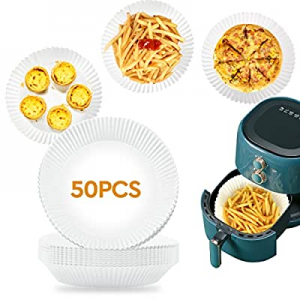 thumbnail image 2 of MasheHo Air Fryer Disposable Paper Liners – 50 To 200 Count, Non-Stick & Oil-Proof 2 of 5