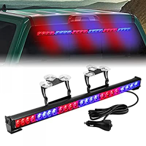 40.0% off [Upgrade] YITAMOTOR 30” Traffic Advisor Light Bar 24 Led Warning Emergency Strobe Light ..