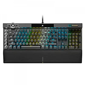 Corsair K100 RGB Mechanical Gaming Keyboard - CHERRY MX SPEED RGB Silver Keyswitches - AXON Hyper-Pr