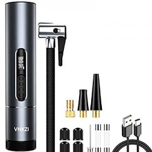 VNKZI Tire Inflator Portable Air Compressor now 50.0% off , 6600mAh Rechargeable 120PSI Auto Pump ..