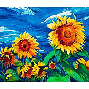 Sunflower Diamond Painting Kits now 60.0% off , Abstract Diamond Art Painting, Diamond Art Kits fo..