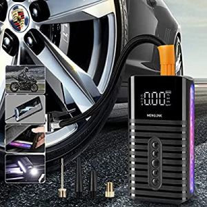 Tire Inflator Portable Air Compressor now 50.0% off , 150 PSI Portable Air Compressor For Car Tire..