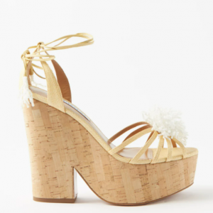 AQUAZZURA Panarea 120 厚底凉鞋