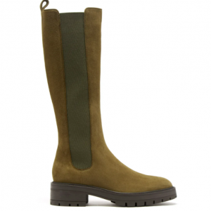 AQUAZZURA Crosby suede 切尔西长靴