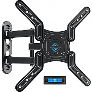 BLUE STONE Full Motion TV Wall Mount Bracket for Most 28-60 inch Led, LCD TVs, up to 80 lbs, Tilt TV