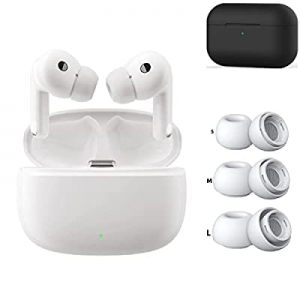 Bluetooth Headphones,Noise Reduction Wireless Earbuds,Mic Immersive Premium Deep Bass Headset[with a