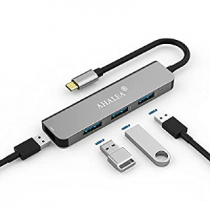 USB C Hub Docking Station USB Hub 4 in 1 with 4 USB 3.0 Ports Working for Windows and MacBook Pro AH