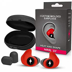 Noise Cancelling Ear Plugs, Custom Molded Earplugs, 37dB Highest NRR, Reusable Hearing Protection, G