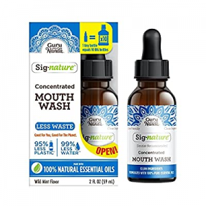 GuruNanda Concentrated Mouthwash, Helps Bad Breath, Promotes Teeth Whitening, Healthy Gums, Made wit
