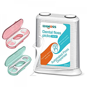 Dental Floss Pick Dispenser-Flossers Dispenser-Floss Dispenser,LIAMOSS New Generation Toothpicks Sti